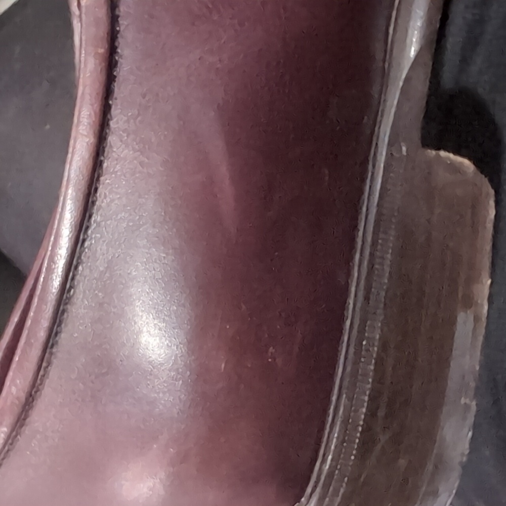 Salvatore Ferragamo Burgundy Brown Leather Penny Loafers Size 8 - Picture 15 of 15